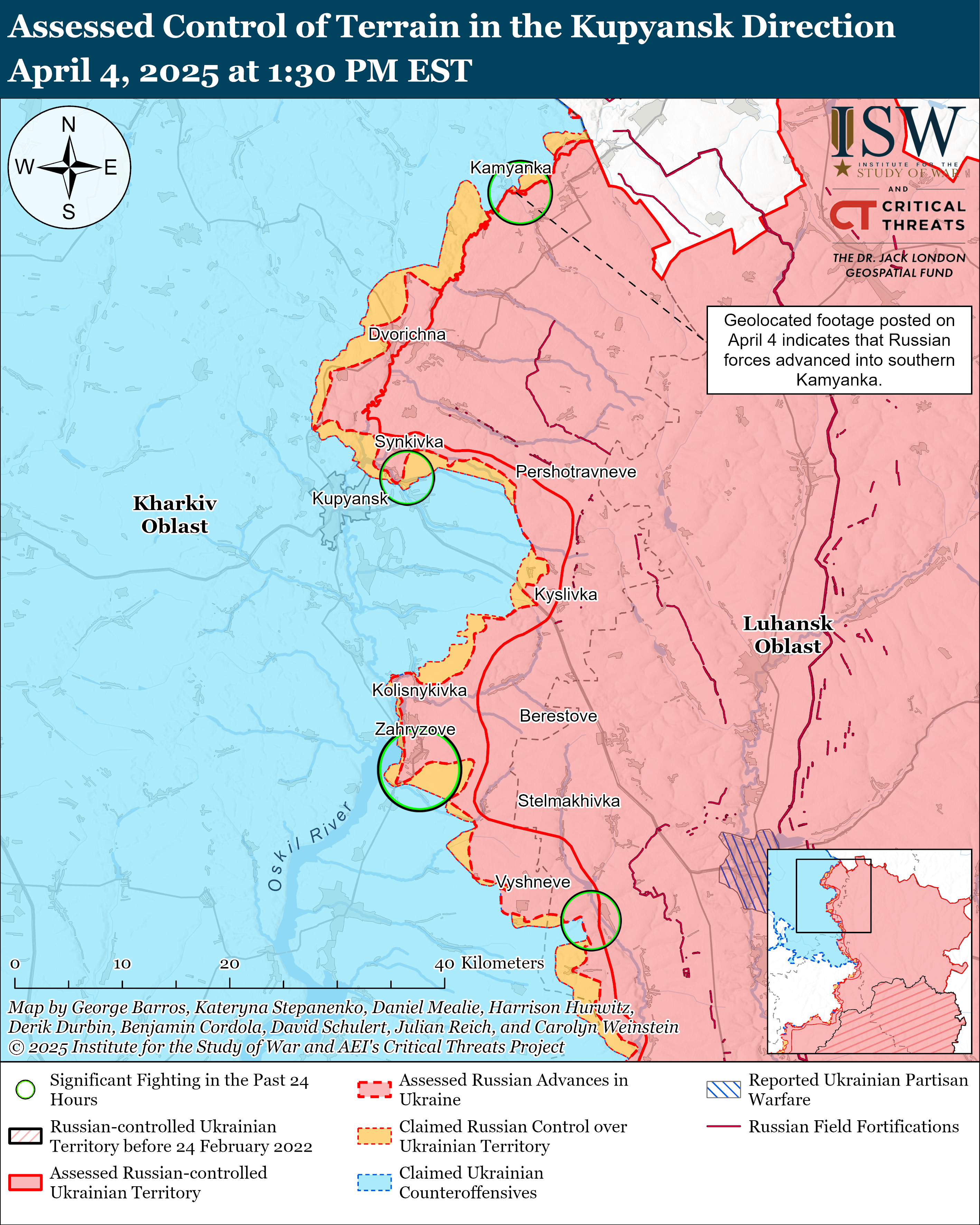 皇冠信用網网址
_2025年4月5日俄乌战局：俄军托列茨克强攻皇冠信用網网址
，乌军查西夫亚尔反击
