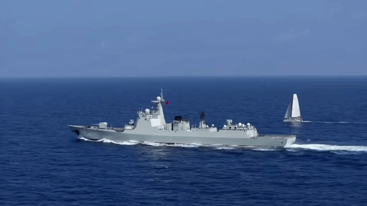 皇冠博彩官网
_网传德国侦察机飞越052D舰皇冠博彩官网
，威胁安全，中方激光照射才是理直气壮