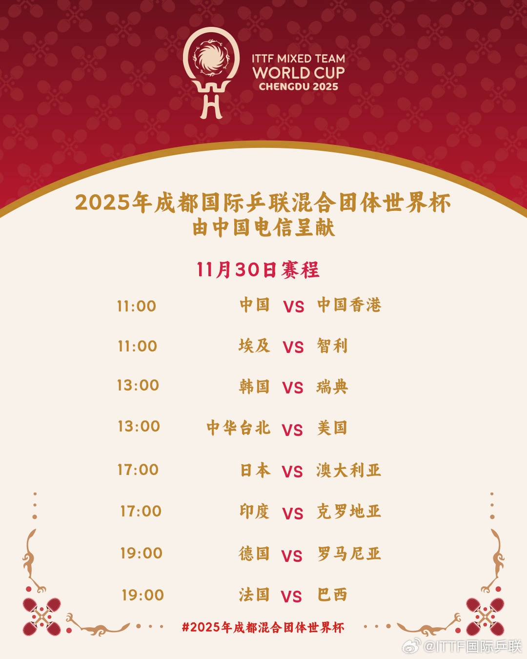 皇冠信用网怎么注册
_国际乒联混团世界杯分组出炉：中国与中国香港同组